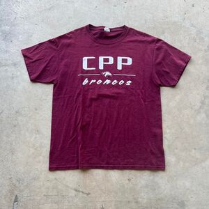 cal poly pomona broncos y2k tee 2000s Mens size L Large